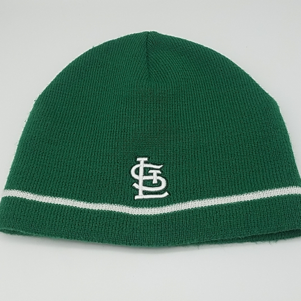 STL Cardinals Lucky Green Beanie Hat
